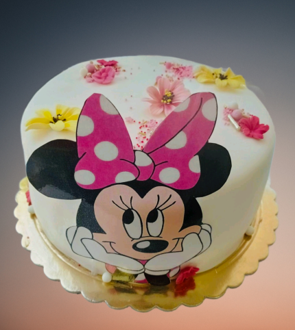 Minnie Mouse narodeninová torta