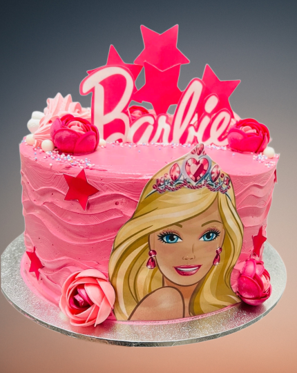 Dievcenska barbie torta presov