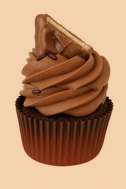 Čokoládový sen – cupcake s tyčinkou