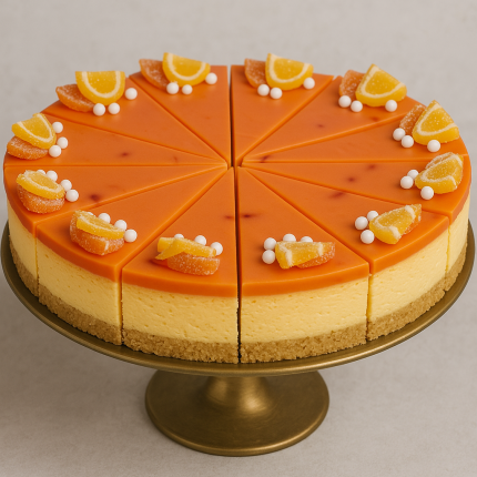 Pomarančový cheesecake