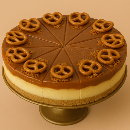 Slaný karamel cheesecake