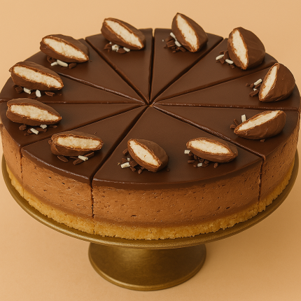 Čokoládovo-kokosový cheesecake