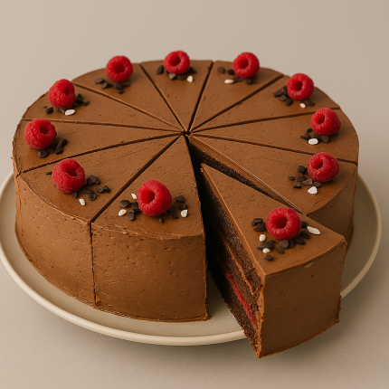 cokoladovo malinova torta